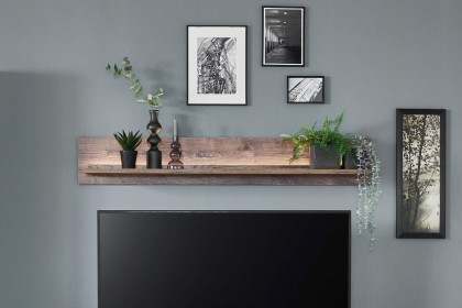 Coruna von IDEAL Möbel - Wandboard in Eiche Ribbeck mit Beleuchtung