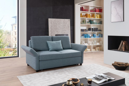 Multiflex Plus 25 von Poco - Schlafsofa blau-grau