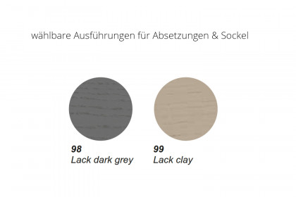 Studioline von Niehoff Sitzmöbel - Highboard Eiche satin gebeizt, matt lackiert