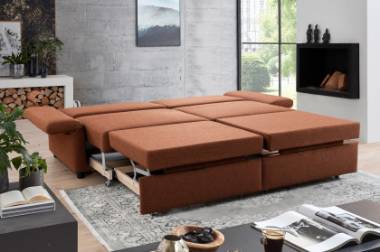Multiflex Plus 25 von Poco - Schlafsofa kupfer
