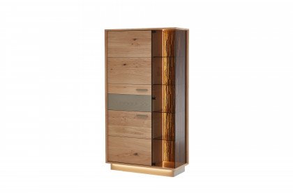 Studioline von Niehoff Sitzmöbel - Highboard mit einer Glastür