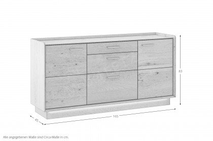 Studioline von Niehoff Sitzmöbel - Sideboard Eiche satin gebeizt, matt lackiert