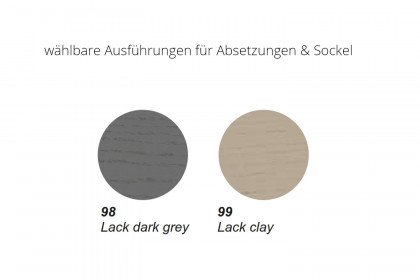 Studioline von Niehoff Sitzmöbel - Sideboard Eiche satin gebeizt, matt lackiert