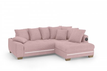 Nikita II von Nova Via - Ecksofa rechts flamingo
