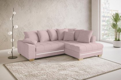 Nikita II von Nova Via - Ecksofa rechts flamingo