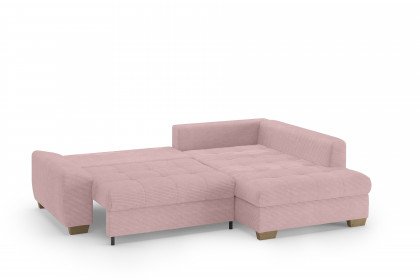 Nikita II von Nova Via - Ecksofa rechts flamingo
