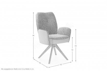 Studioline von Niehoff Sitzmöbel - Stuhl mit Eichengestell