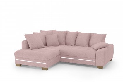 Nikita II von Nova Via - Ecksofa links flamingo