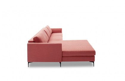 Timeless von SCHÖNER WOHNEN - Ecksofa links flamingo