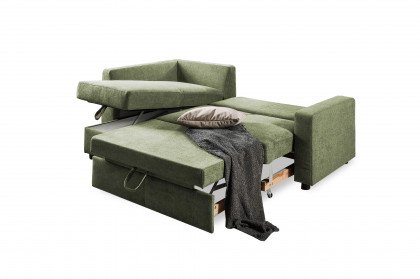 Multiflex Plus 25 von Poco - Ecksofa links dunkelgrün