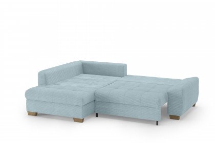Nikita II von Nova Via - Eckgarnitur links blue-grey