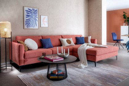 Timeless von SCHÖNER WOHNEN - Ecksofa rechts flamingo