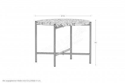 Terrazzo von GUTMANN - Couchtisch 65571 mit abnehmbarer Tischplatte