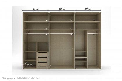 Skat von Rauch Orange - Schrank Classic graphit mit Zubehör
