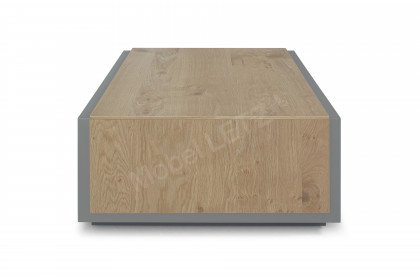 Vinci von LEONARDO Living - Couchtisch mit Metallgestell und Eiche natur