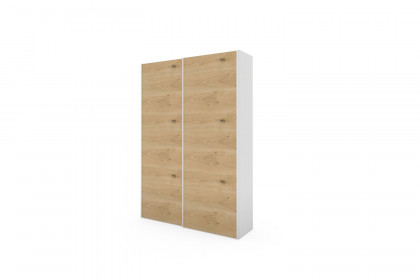 Slideline von JUTZLER - platzsparender Schrank mit Kurztiefe weiß - Eiche