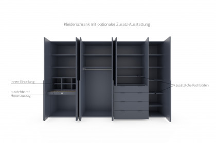 Siena von Rietberger - Schlafzimmerschrank atlantikblau