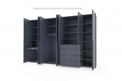 Siena von Rietberger - Schlafzimmerschrank atlantikblau