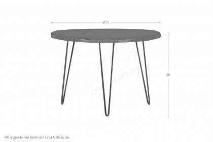 Venice von GUTMANN - Couchtisch 66720 mit Landkartenaufdruck