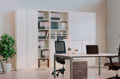 K40 von Nowy Styl - Flügeltürenschrank weiß