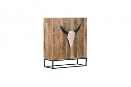 Wildlife-living von GUTMANN - Highboard 67375 aus Mangoholz mit Geweih