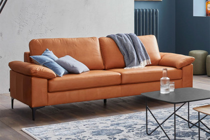 Timeless von SCHÖNER WOHNEN - Leder-Duo cognac