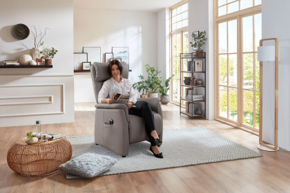 Kilian-Plus-XTRA-Comfort-RelaXX von Polsteria - Relaxsessel light-grey