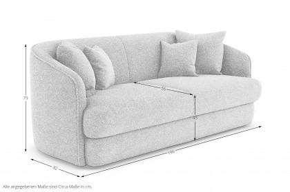 Modena-LE23 von Schröno - Sofa-Gruppe creme