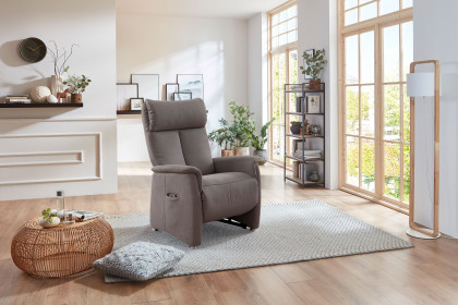 Kilian-Plus-XTRA-Comfort-RelaXX von Polsteria - Polstersessel hellgrau
