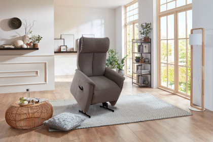 Kilian-Plus-XTRA-Comfort-RelaXX von Polsteria - Polstersessel hellgrau