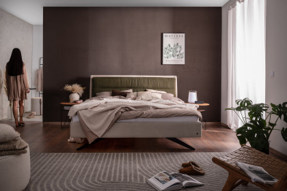 Decuro von ADA Mindful Living - Polsterbett grey-olive