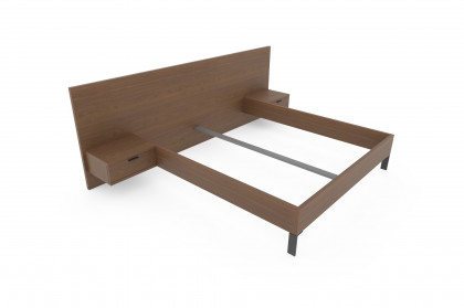 Siena von RMW Rietberger - Schlafzimmer-Einrichtung Nussbaum/ atlantikblau