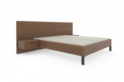 Siena von RMW Rietberger - Schlafzimmer-Einrichtung Nussbaum/ atlantikblau