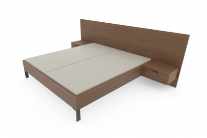 Siena von RMW Rietberger - Schlafzimmer-Einrichtung Nussbaum/ atlantikblau