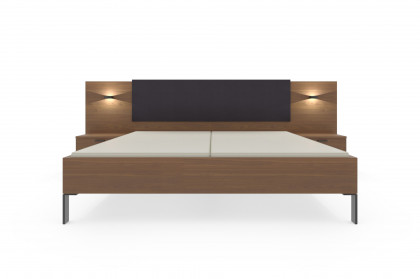Siena von RMW Rietberger - Schlafzimmer-Einrichtung Nussbaum/ atlantikblau