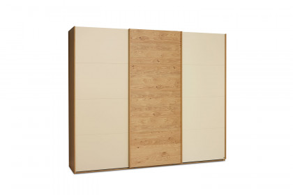 Montino von Musterring - Schrank 250 cm breit Lack sand - Eiche
