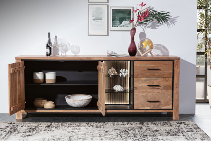 Akazio von GUTMANN - Sideboard 71234 Akazie/ schwarz
