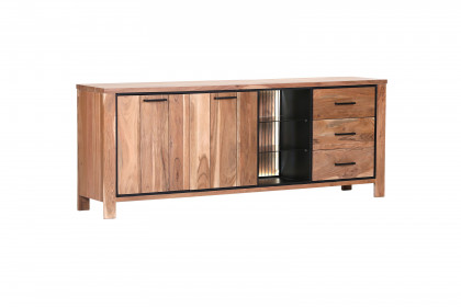 Akazio von GUTMANN - Sideboard 71234 Akazie/ schwarz