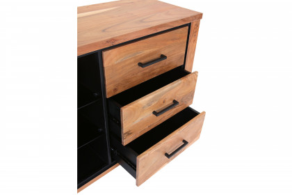 Akazio von GUTMANN - Sideboard 71234 Akazie/ schwarz