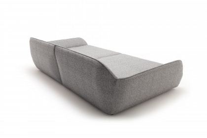 CR.480 von creation by Rolf Benz - Polstersofa lichtgrau-schwarzgrau