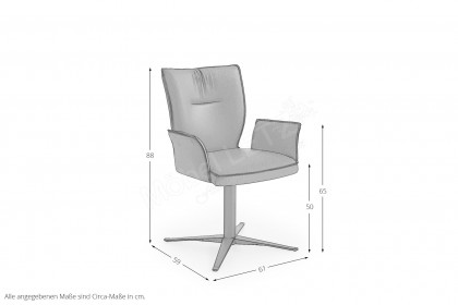 Studioline von Niehoff Sitzmöbel - Stuhl mit Kreuzgestell