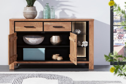 Akazio von GUTMANN - Sideboard 70321 Akazie/ schwarz