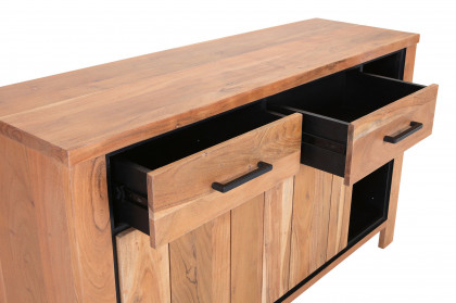 Akazio von GUTMANN - Sideboard 70321 Akazie/ schwarz