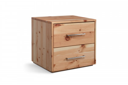 Lugano-sleeping von Schösswender - Schlafzimmer Zirbe - Mattglas weiß