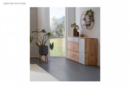 Lugano-sleeping von Schösswender - Schlafzimmer Zirbe - Mattglas weiß