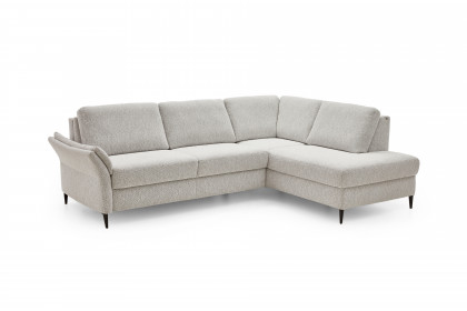 HU-LS23121 von Hukla - Ecksofa rechts mit Schlaffunktion ecru