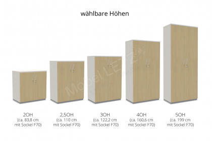 K40 von Nowy Styl - Wertfachschrank mit 10 abschließbaren Fächern
