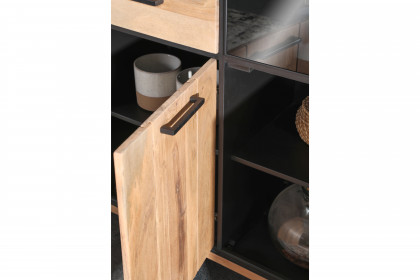 Akazio von GUTMANN - Highboard 70325 Akazie/ schwarz