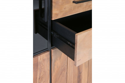 Akazio von GUTMANN - Highboard 70325 Akazie/ schwarz