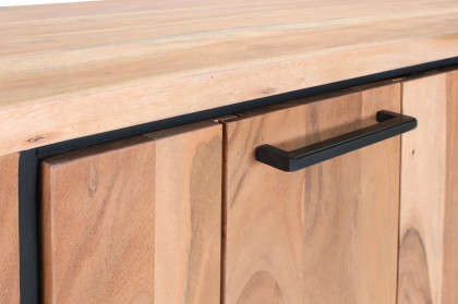 Akazio von GUTMANN - Highboard 70335 Akazie/ schwarz